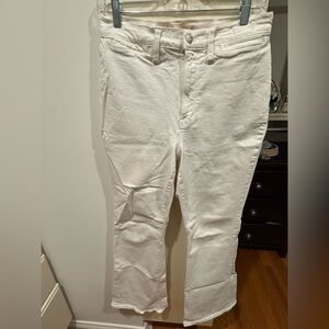 Madewell Perfect Vintage Flare Jean in Tile White – Size 28
